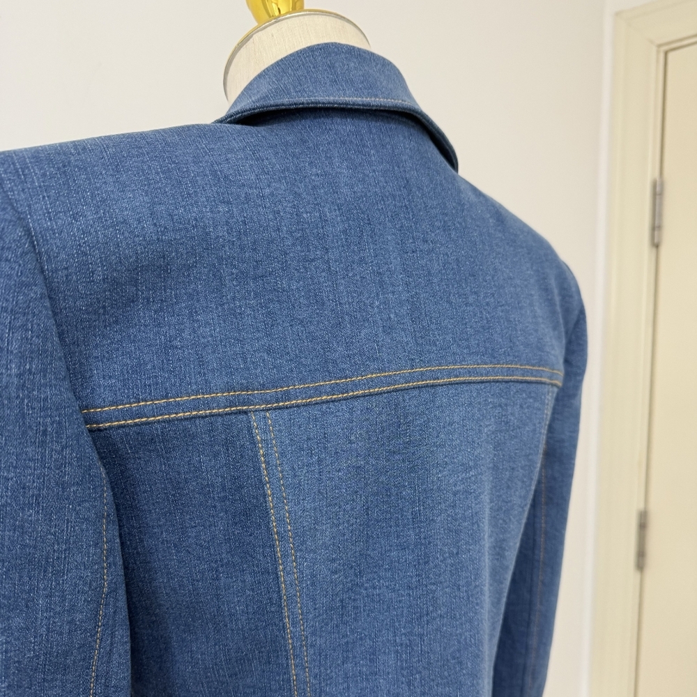 Veronica Beard Randy Denim Dickey Jacket - Picture 11 of 16